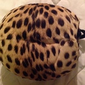 Vintage Leopard Fur Clutch
